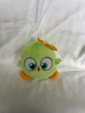 Angry Birds Hatchlings Green Chick Plush Keychain
